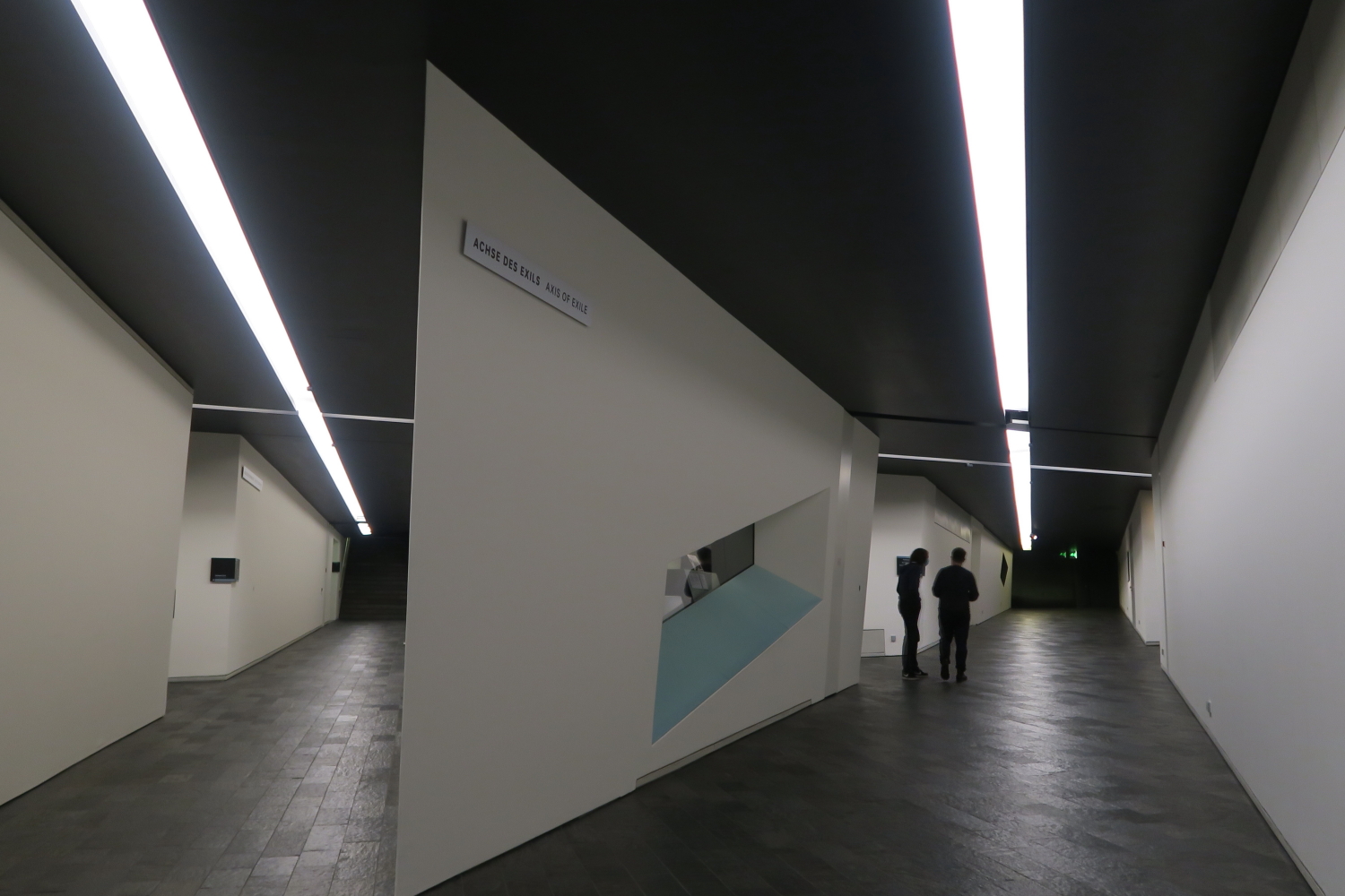 Musée juif de Berlin, pièces d'exposition, ambiance solitude