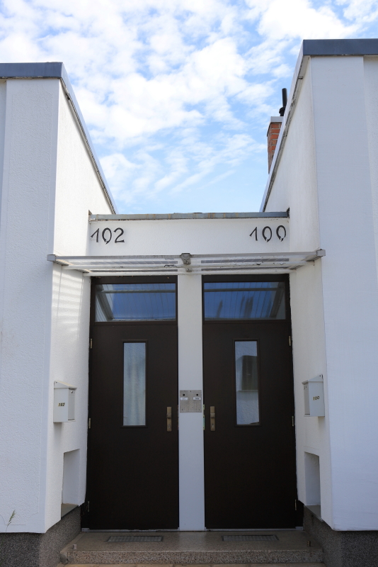 lotissement dessiné par le Bauhaus, photo Catherine Gras